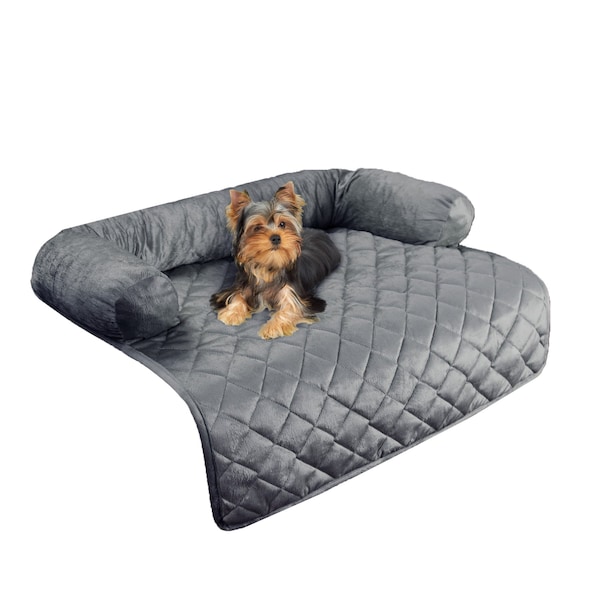 Pet Adobe Furniture Protector Pet Cover with Shredded Memory Foam filled 30" x 30.5" for Dogs and Cats(Gray) 694617YYZ - main
